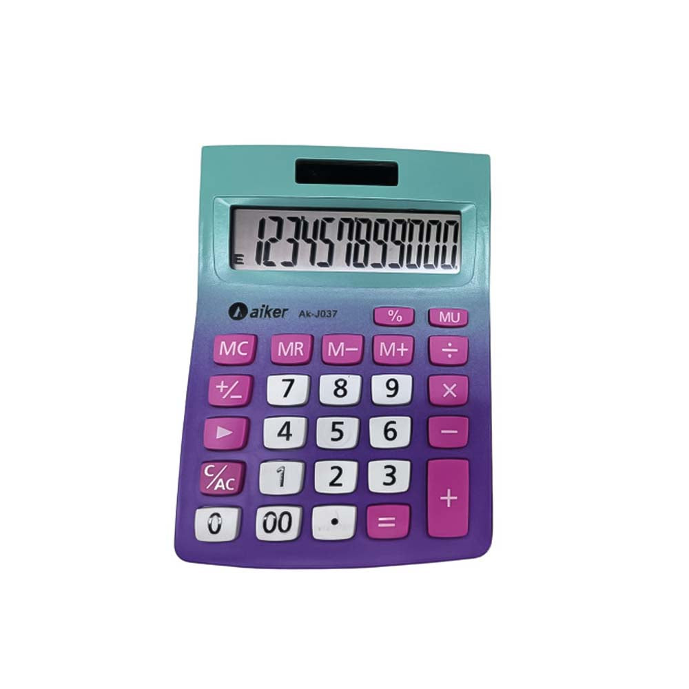Calculadora De Mesa Aiker 12 Digitos - AK-J037