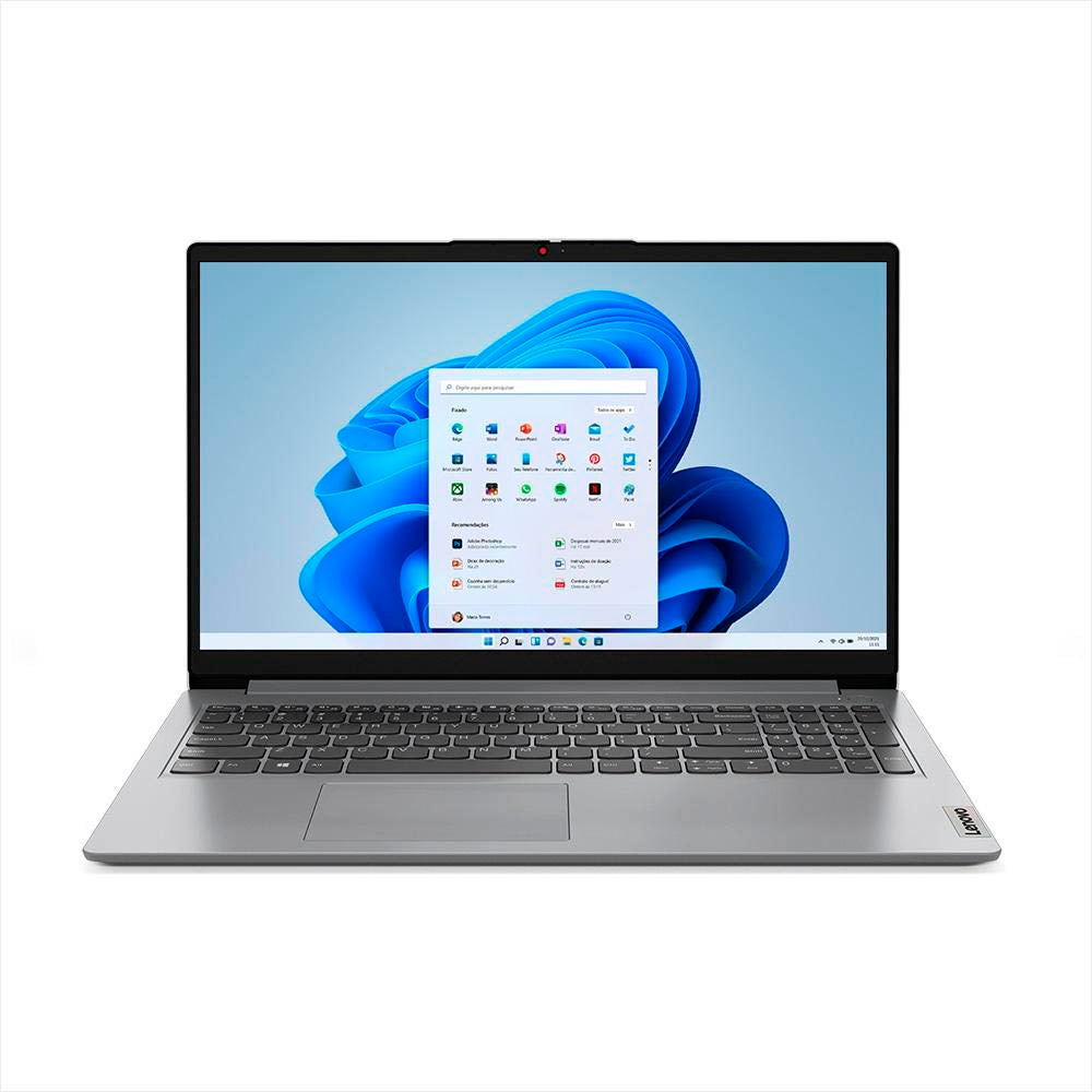 Notebook Lenovo Ideapad 1i I7-1255U 12gb 512Gb Ssd 15.6 Pols Win11 Home Cinza - 82VY000PBR
