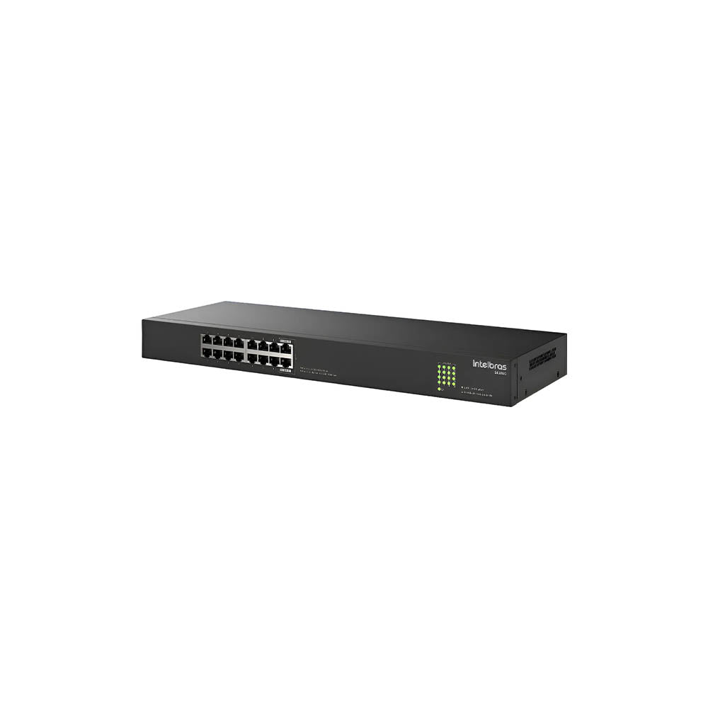 Switch 16 Portas Gigabit 10/100/1000 Mbps Intelbras - S1116G