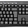 Kit Teclado e Mouse Sem Fio C3Tech Preto - K-W30BK