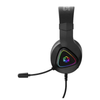 Headset Gamer PCYes Deffy Black Vulcan Usb Rgb C/ Mic Omnidirecional Preto - HGDF50BV