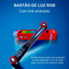 Bastão de Luz RGB Led Iluminação Colorida Tomate - MLG-118RGB