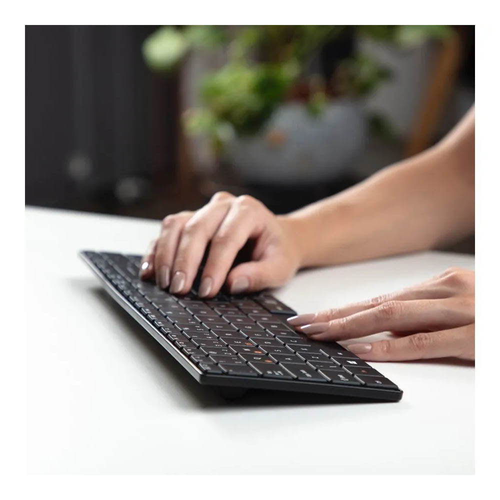 Teclado Sem Fio Slim Multi Bluetooth Multimídia Abnt - TC220