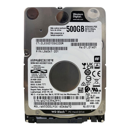 Hd Para Notebook 500gb Western Digital Wd Black Sata - WD5000LPSX (Sem Embalagem)