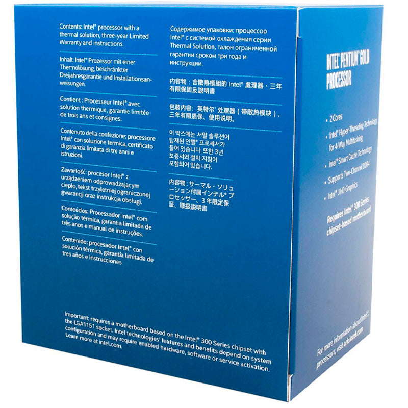 Processador Intel Pentium G5420 3.8ghz Lga 1151 8a Ger- BX80684G5420