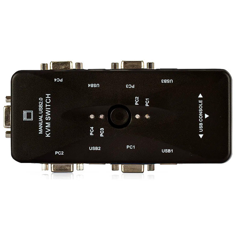 Switch Kvm Vga 4 Portas Newer - 2.0 Kvm Switch