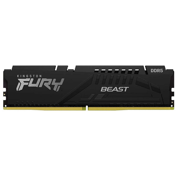 Memoria para Desktop DDR5 Gamer 16gb (Pack C/ 2 Pentes 8Gb) 5600Mhz Kingston Fury Beast Black - KF556C40BBK2-16