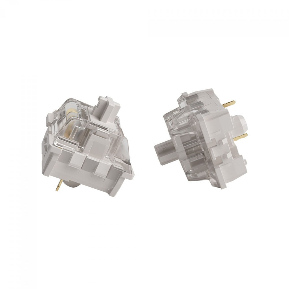 Kit Com 45 Switches Para Teclado Mecanico Akko Linear Vintage White