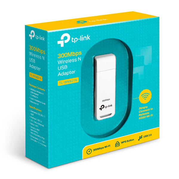 Adaptador Usb Wireless Tp-Link TL-WN821N 300mbps