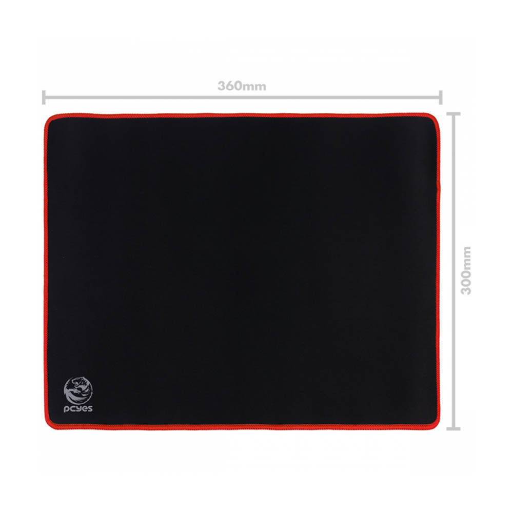 Mousepad Gamer PCYes Red Standard Estilo Speed 360X300MM - PMC36X30R