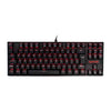 Teclado Gamer Mecanico Redragon Kumara Led Vermelho Switch Brown - K552-2