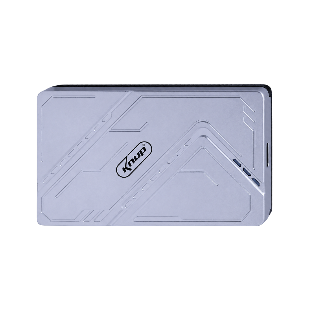 Case Para Hd e Ssd 2.5 Pols C/ Rgb Knup Usb Até 4Tb - KP-HD860