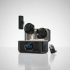 Kit C/ 2 Microfones Sem Fio Magnético Lapela New-Ion - NMI-54