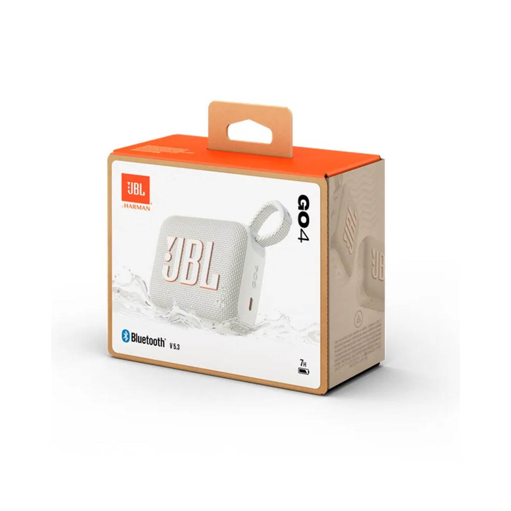 Caixa de Som Portátil Bluetooth JBL GO4 4.2W Branca - 28913762