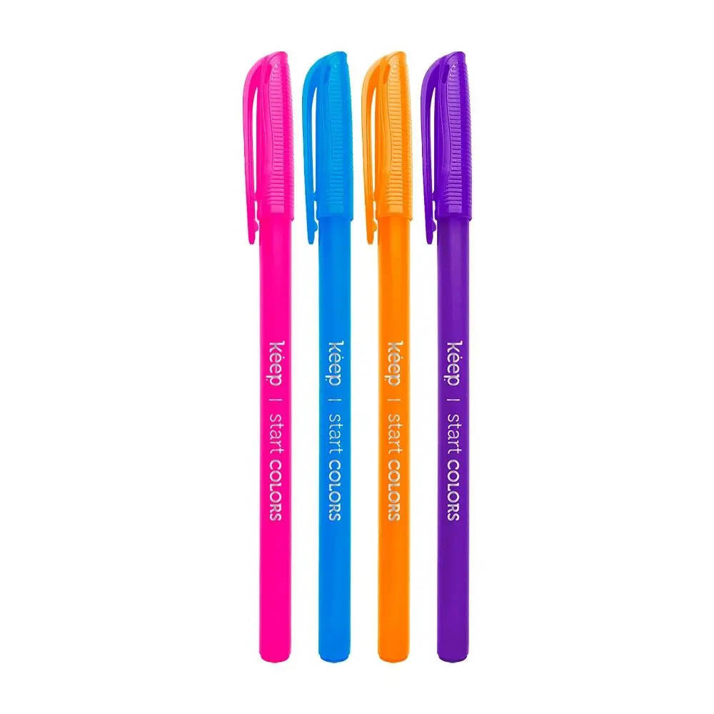 Caneta Esferográfica Keep Ponta Media 1.0mm Multi Cores - EI155