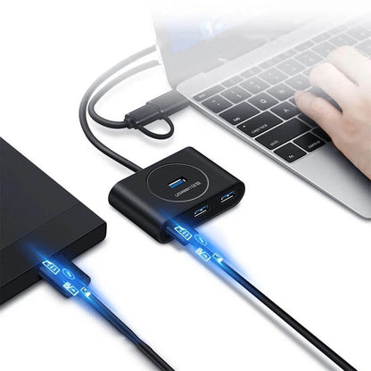 Hub Adaptador USB 4 Portas 3.0 Ugreen - CR113