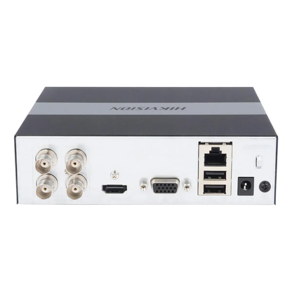 Gravador Digital DVR 4 Canais 4MP FHD Acusense C/ Ssd 512Gb Hikvision - IDS-E04HQHI-B