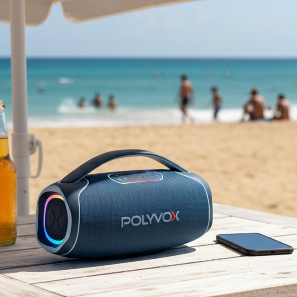Caixa De Som Bluetooth Polyvox Boombox 140w Azul - XB-2
