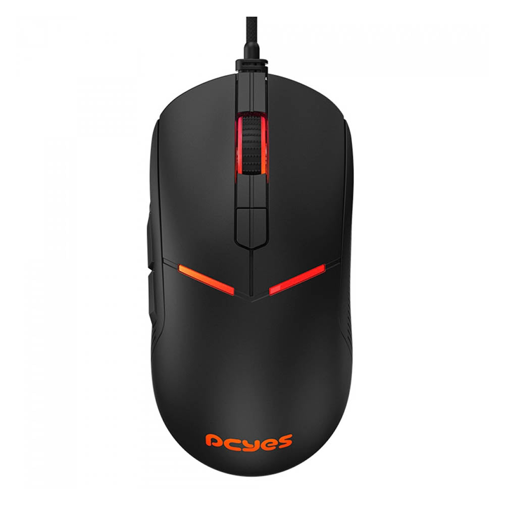 Mouse Gamer PCYes Argus 8 Botões 12400dpi RGB - PMGABV
