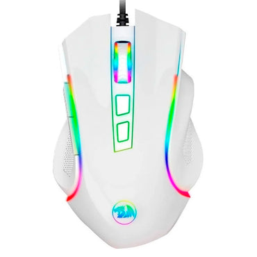 Mouse Gamer Redragon Griffin Branco RGB - M607W