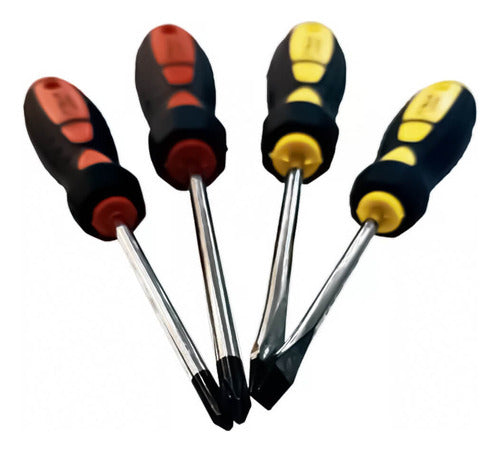 Kit de Chaves de Fenda e Philips Bomder 4 Peças - BOM-3111