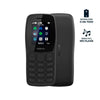 Telefone Celular Nokia 105 Dual Chip + Radio FM + Lanterna Preto - NK093