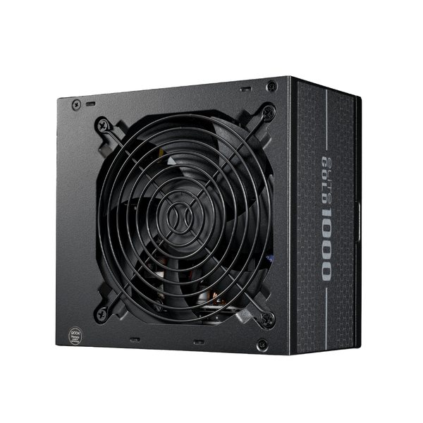 Fonte Real Full Modular 1000w Cooler Master Elite Gold 80 Plus  PFC Ativo - MPW-A001-AFAG-BWO