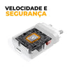 Carregador de Parede Usb Tipo C Turbo GShield QC 3.0 Até 25W Branco - GS-6032