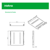 Bandeja Deslizante para Rack Intelbras BD1U 600mm - 4300605