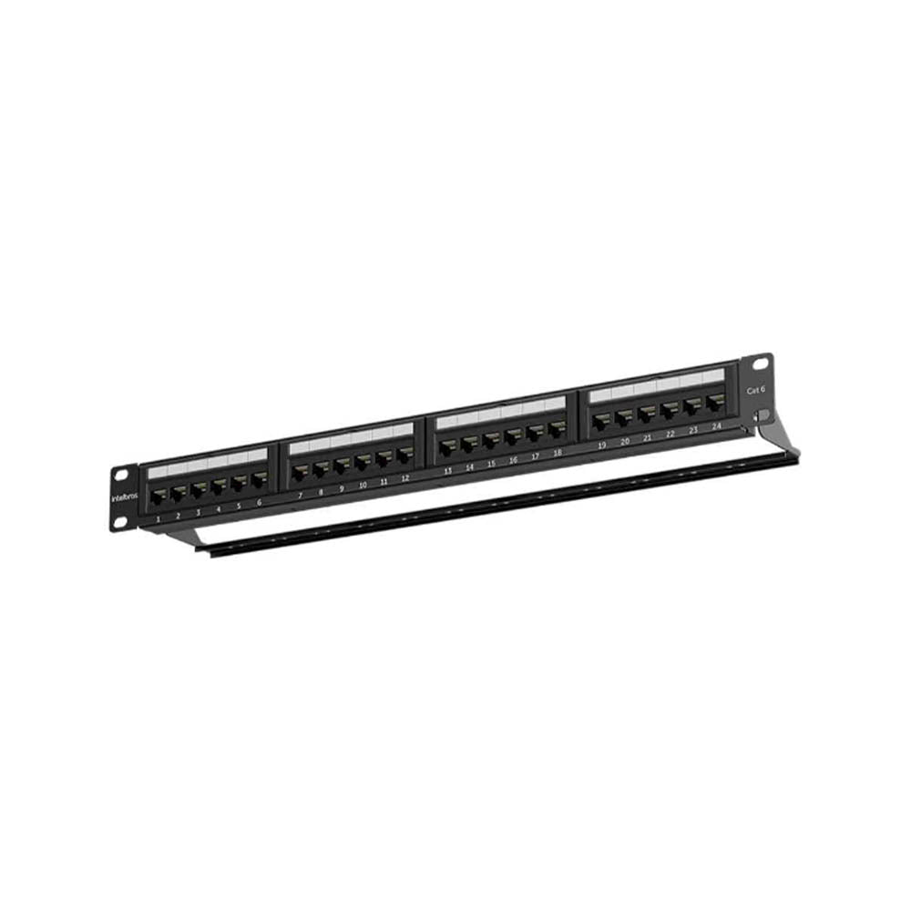 Patch Panel Intelbras Impact Lan Cat.5e 24 Portas PP524 - 4770037