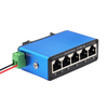 Switch 05 Portas Fast Ethernet Industrial Trilho Din 24V