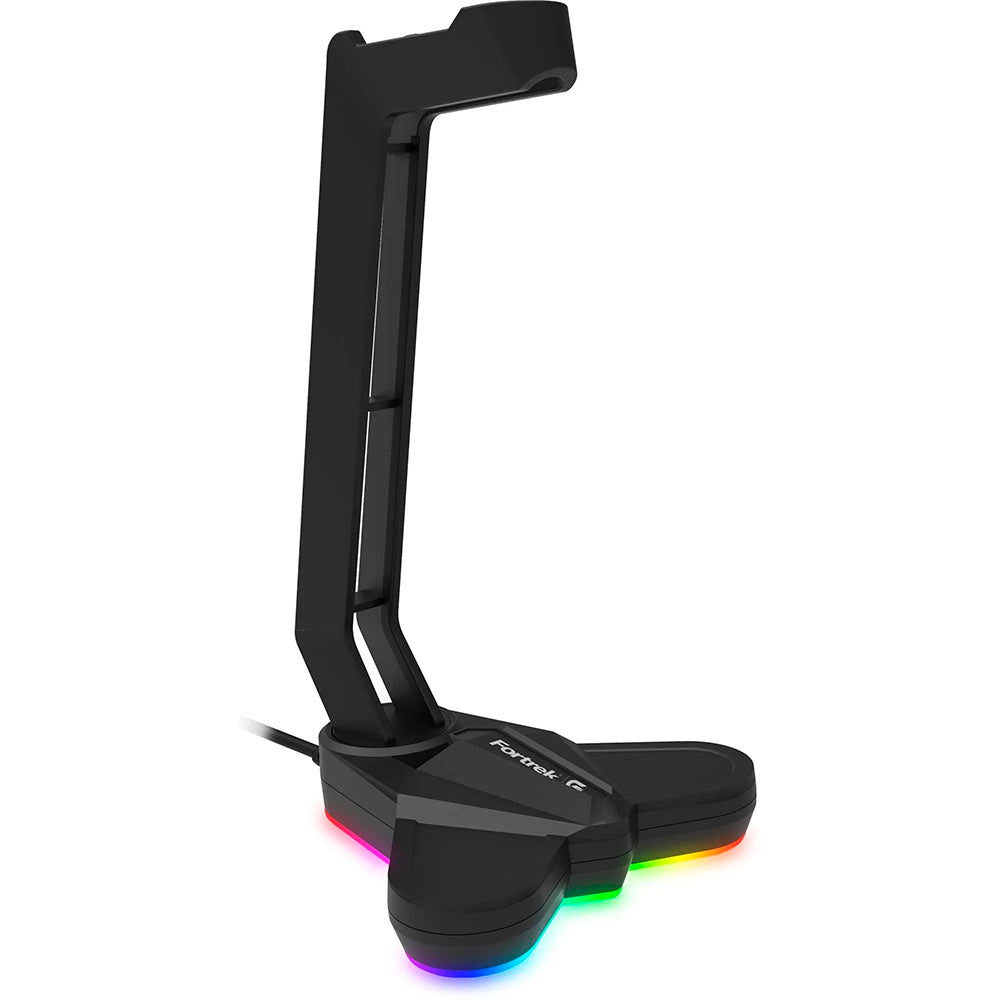 Suporte p/ Headset RGB Vickers Fortrek Preto Truedata