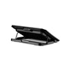 Suporte Cooler Para Notebook Multi Led Azul Dual Fan Preto - AC392