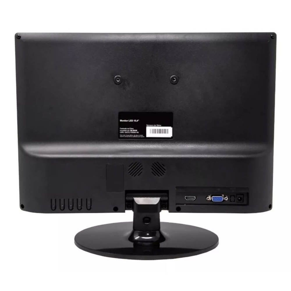 Kit Monitor 15 Pols Teclado Mouse e Cabo Hdmi 3mts