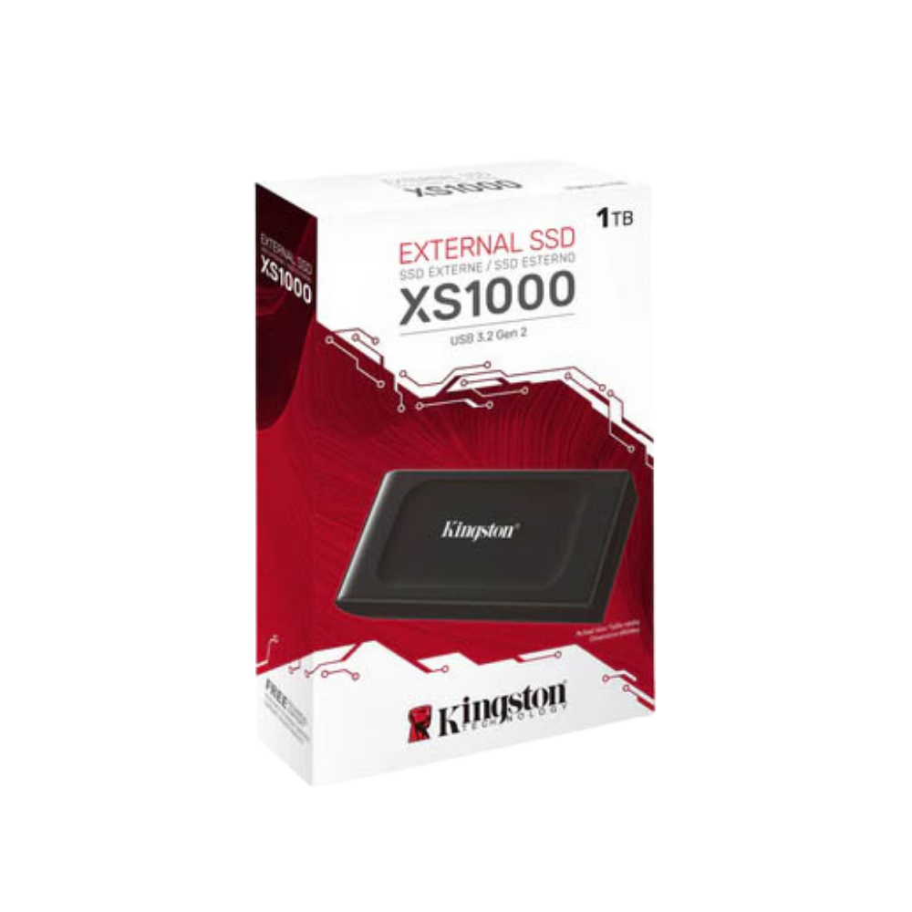 SSD Externo 1tb Kingston XS1000 Usb Tipo C 3.2 Preto - SXS10001000G