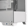 Gabinete Gamer PCYes Mid Tower Forcefield TWR White Ghost Branco Com Lateral e Frente em Vidro Temperado - GFFTWRWG