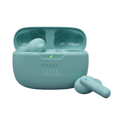 Fone De Ouvido Bluetooth JBL Intra Auricular TWS Wave Beam 2 Azul