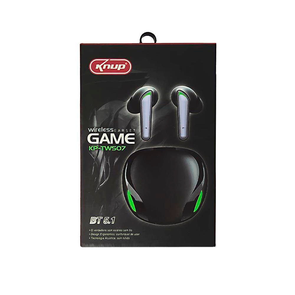 Fone De Ouvido Bluetooth Knup Auricular BT 5.1 - KP-TWS07