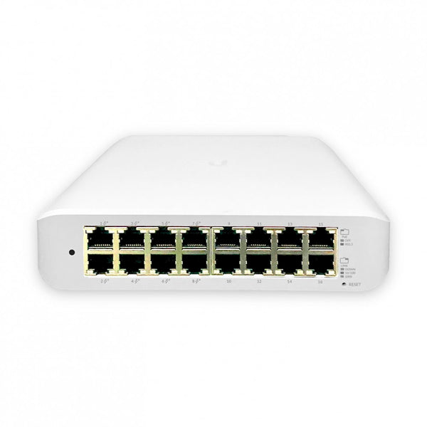 Switch 16 Portas (8 PoE+) Gigabit 10/100/1000 Unifi Gerenciavel - USW-Lite-16-PoE