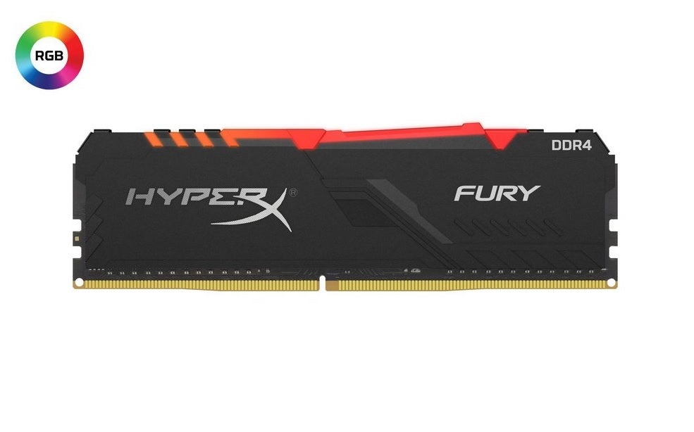 Memoria Gamer Ddr4 8gb 3200mhz Hyperx Fury RGB - HX432C16FB3A/8