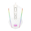 Mouse Gamer Redragon Memealion Lunar White RGB - M710W-RGB