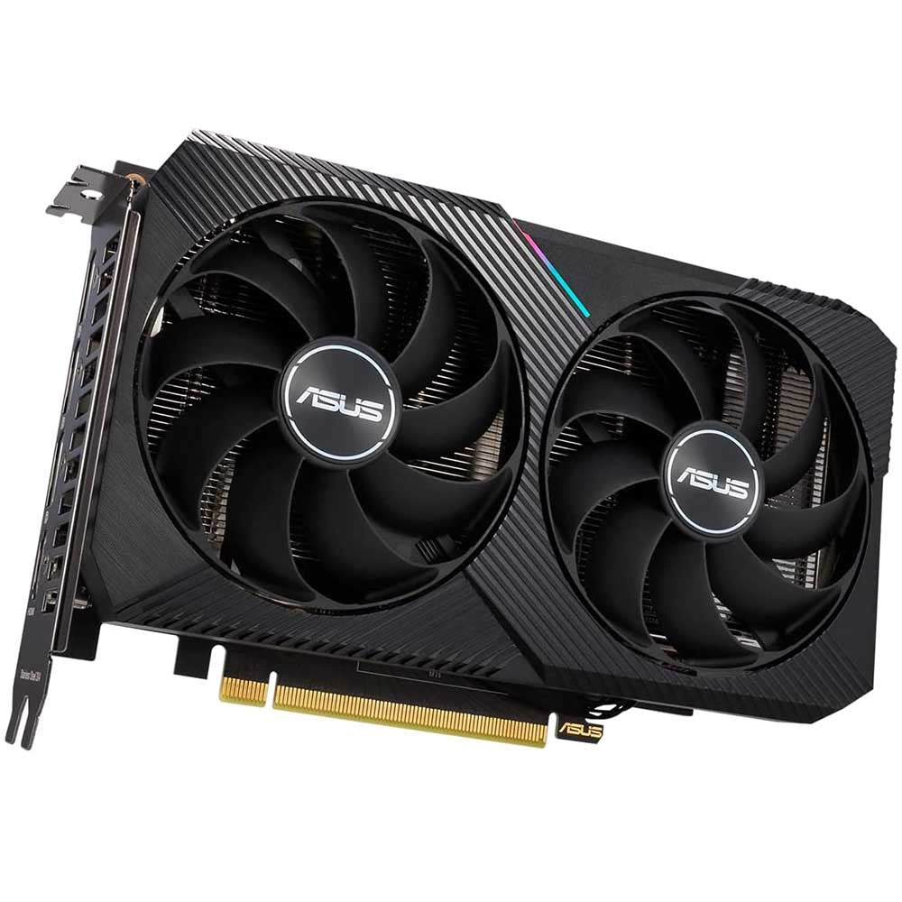 Placa De Video 8gb Rtx3050 Gddr6 OC Asus Nvidia GeForce 128bits Displayport Hdmi - 90YV0HH0-M0NA00