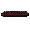 Teclado Gamer Mecanico PCYes Zot Outemu Brown Hotswap Abnt2 Led Vermelho Preto - PZOHBWV