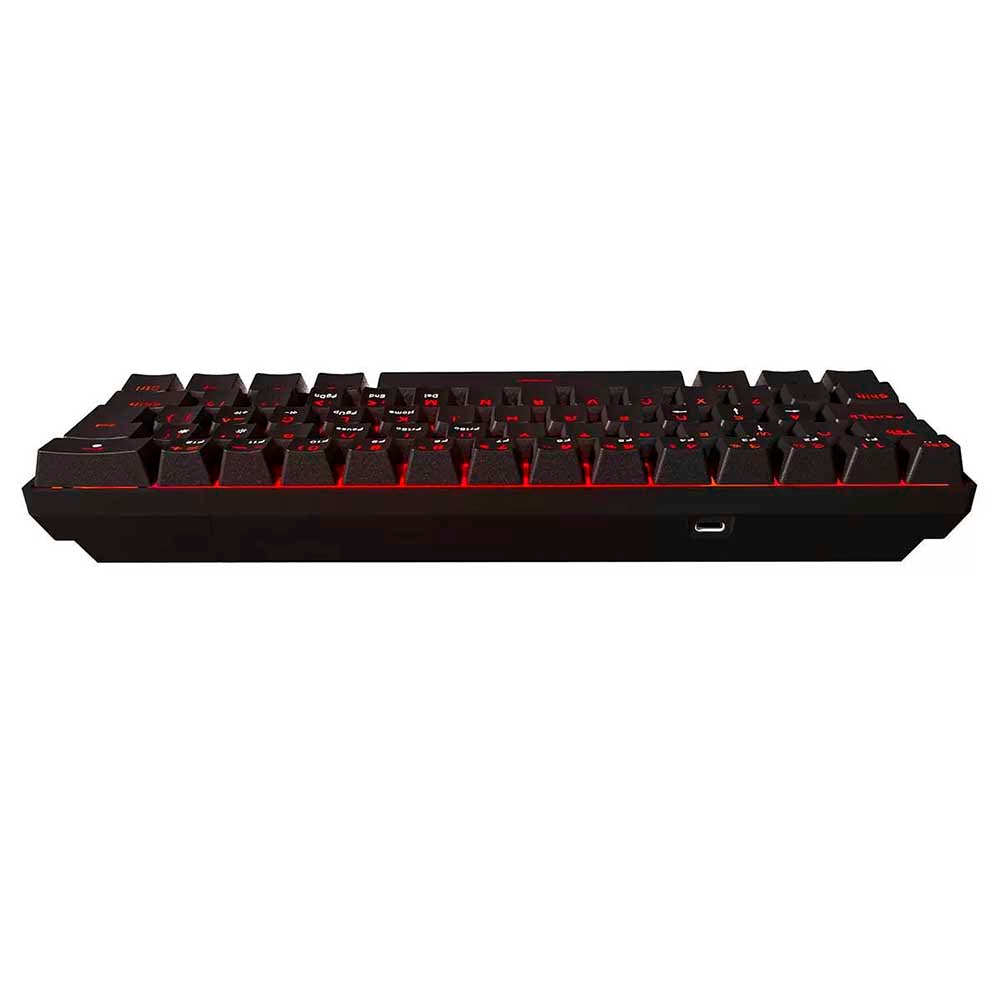 Teclado Gamer Mecanico PCYes Zot Outemu Brown Hotswap Abnt2 Led Vermelho Preto - PZOHBWV