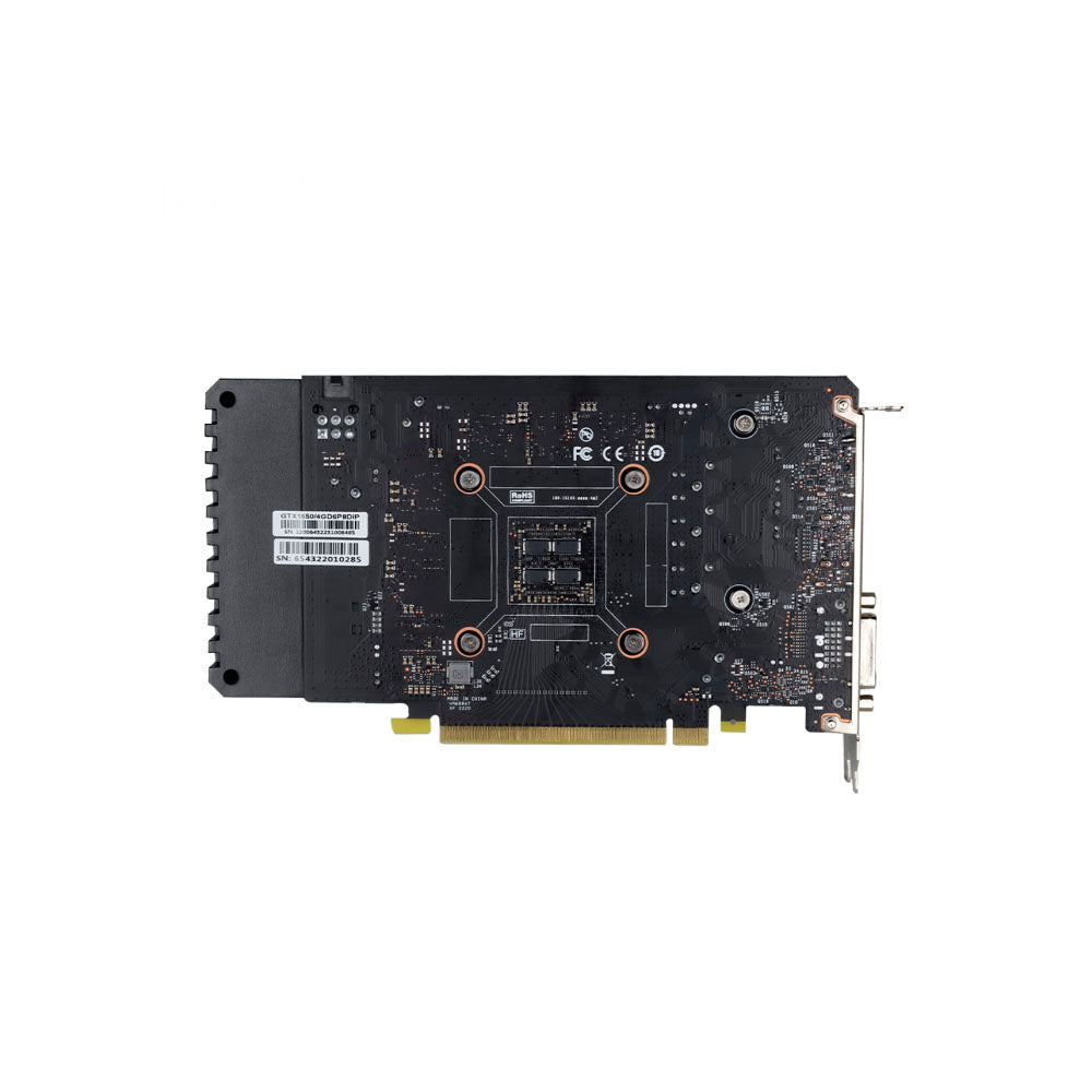 Placa De Video 4gb Gddr6 PcYes Gtx1650 Nvidia Geforce 128bits 1410mhz Dual Fan DisplayPort Hdmi Dvi - PAX1650GT128DR64