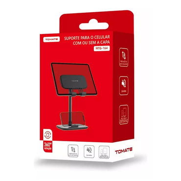 Suporte P/ Smartphone e Tablet Tomate C/ Rotação 360 - MTG-164