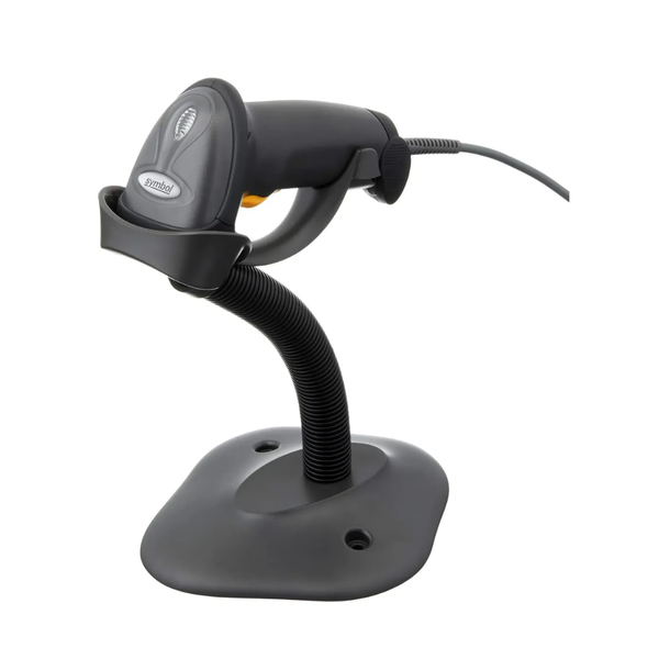 Leitor de Codigo de Barras Zebra LS2208 USB C/ Suporte Preto