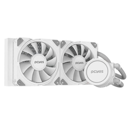 Water Cooler PCYes Sangue Frio 3 Dual Fan 240mm TDP 240W (Intel/AMD) Branco - WCSF3240WGBR Truedata