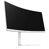 Monitor Gamer Curvo Led 34 Pols PCYes ZMax Z34C Full HD 165Hz 1Ms Hdmi Displayport Branco -  PMGZ34C165WG