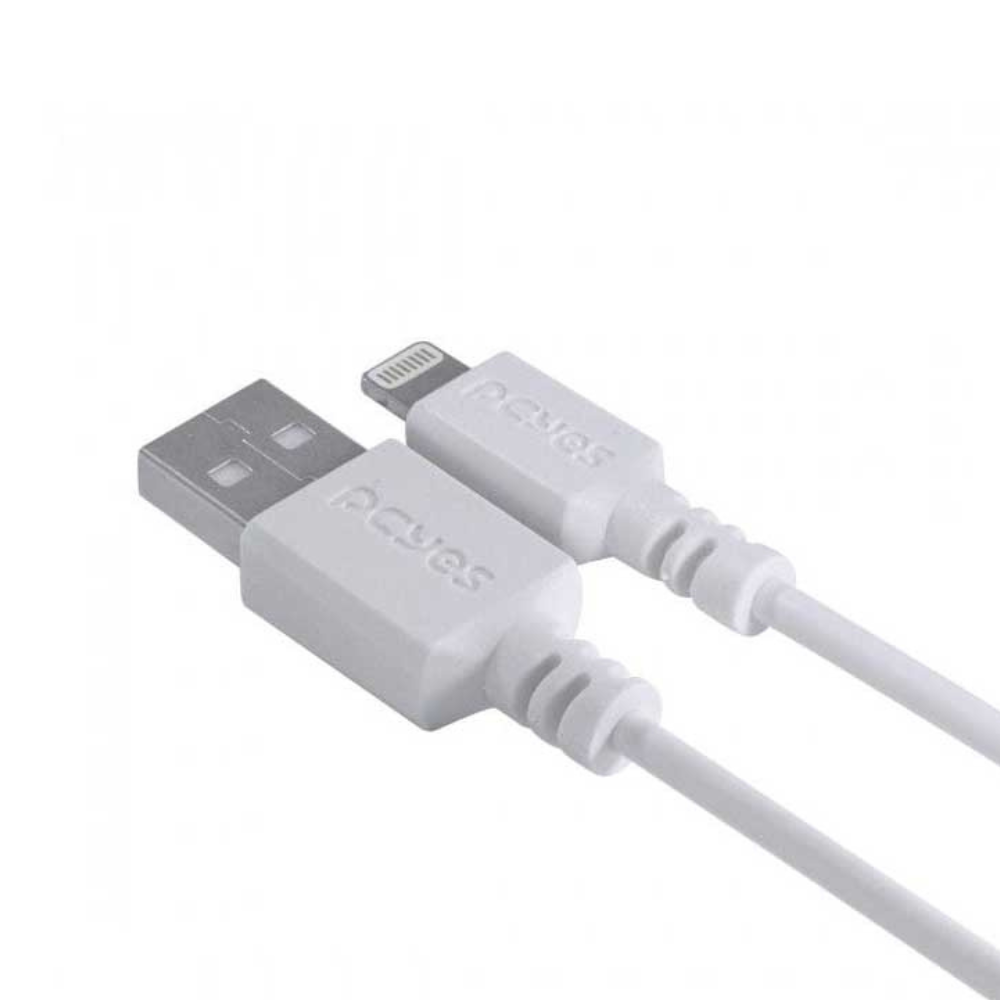 Cabo Usb Para Lightning (Iphone) 1mt PCYes Branco - PUALB-01